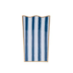 Brush Stripe Rectangular Classic Wastebasket - Avail 09/21