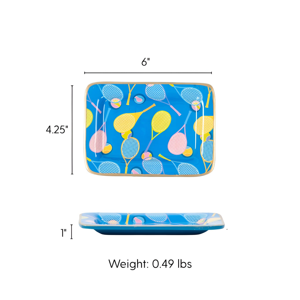 Tennis Enameled Laney Soap Dish
