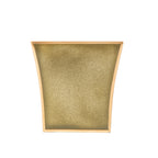 Vintage Stucco Square Fluted Cachepot - Avail 10/10
