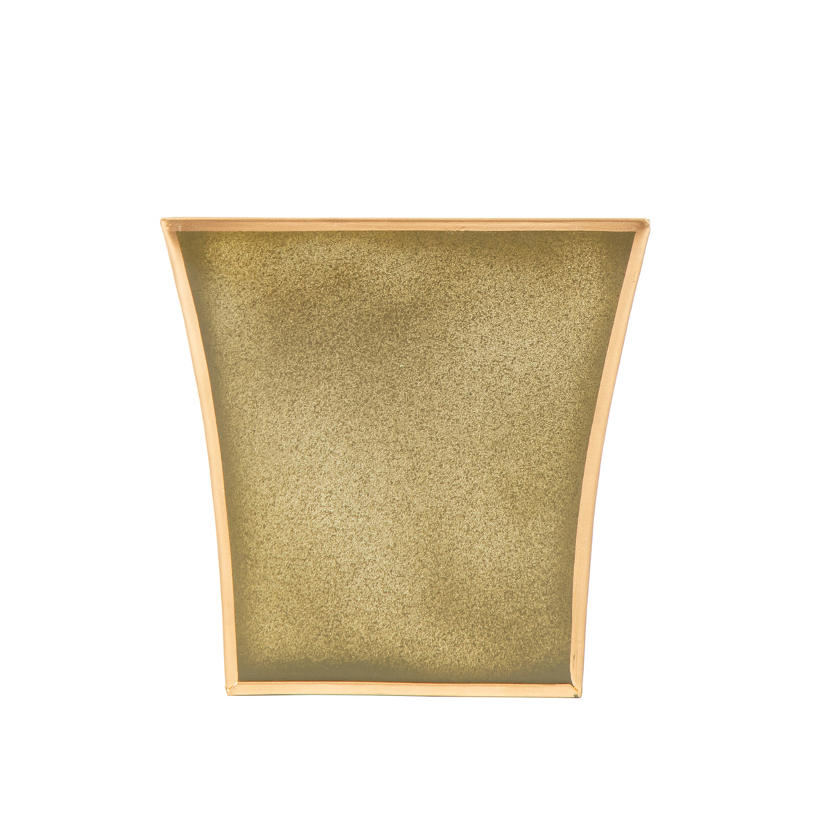 Vintage Stucco Square Fluted Cachepot - Avail 10/10