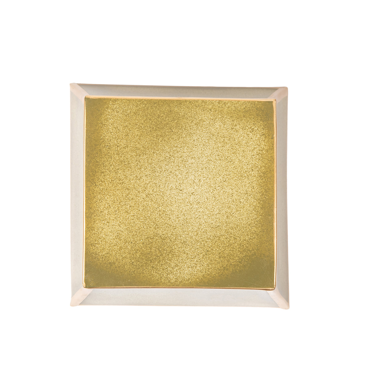 Vintage Stucco Square Fluted Cachepot - Avail 10/10