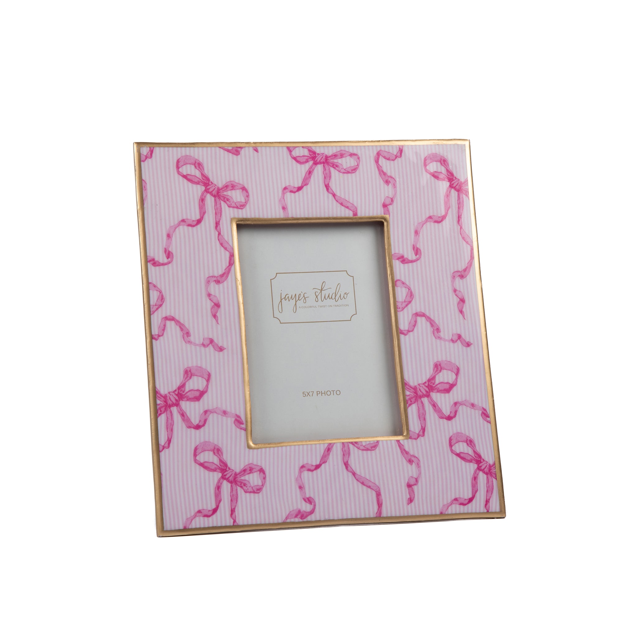 AS-IS - Ribbons of Hope Enameled Photo Frame 5x7