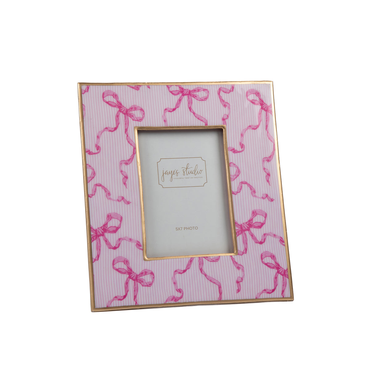 AS-IS - Ribbons of Hope Enameled Photo Frame 5x7