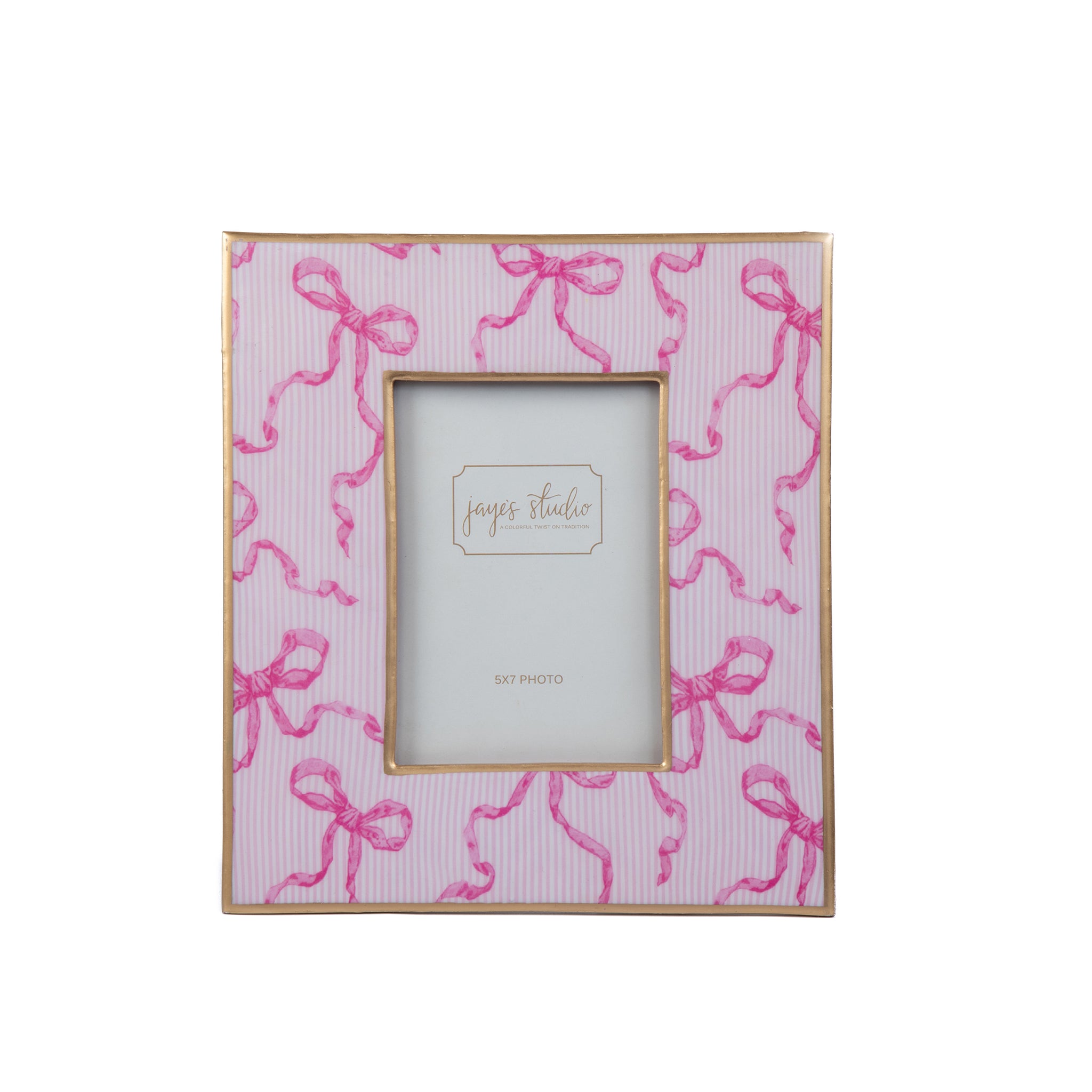 AS-IS - Ribbons of Hope Enameled Photo Frame 5x7