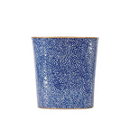 Shagreen Enameled Oval Wastebasket - Avail 09/21