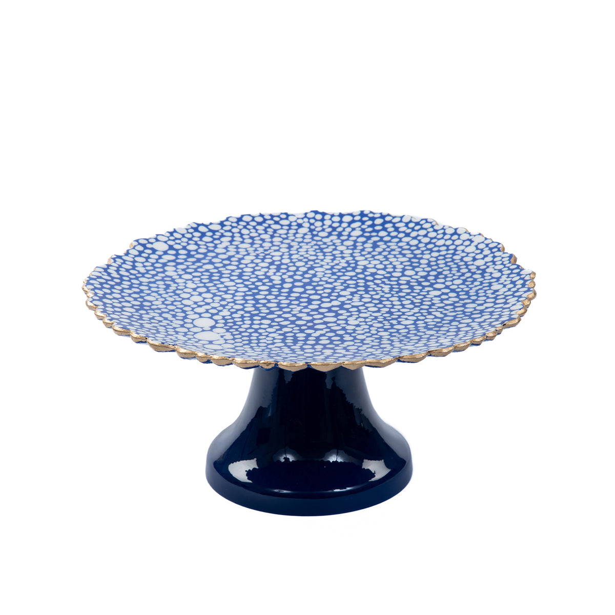 Shagreen Enameled Cake Stand - Available 5/5