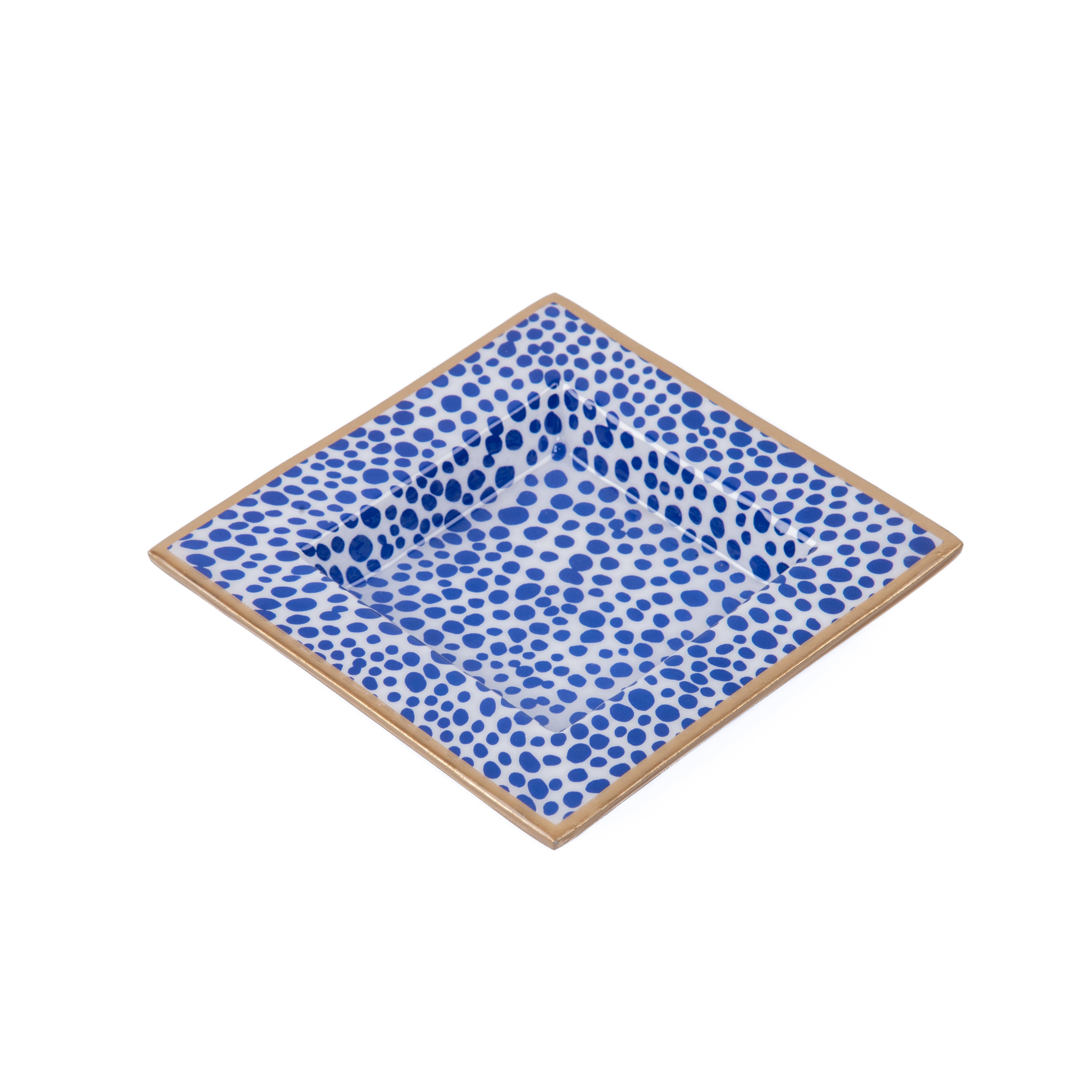 Shagreen Enameled Tori Trinket Tray - Avail 04/05