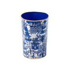 Garden Party Enameled Large Oval Wastebasket - Avail 09/21