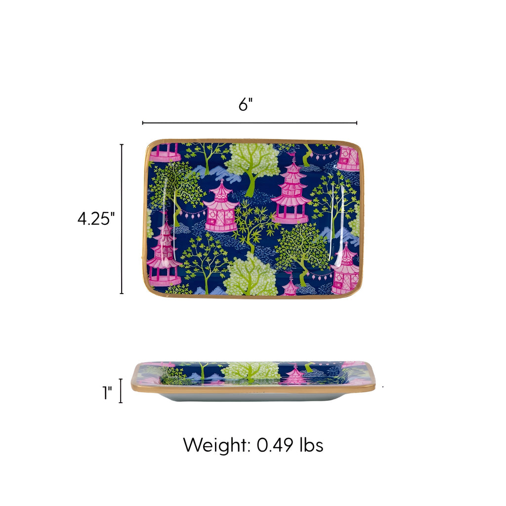 Garden Party Enameled Laney Soap Dish
