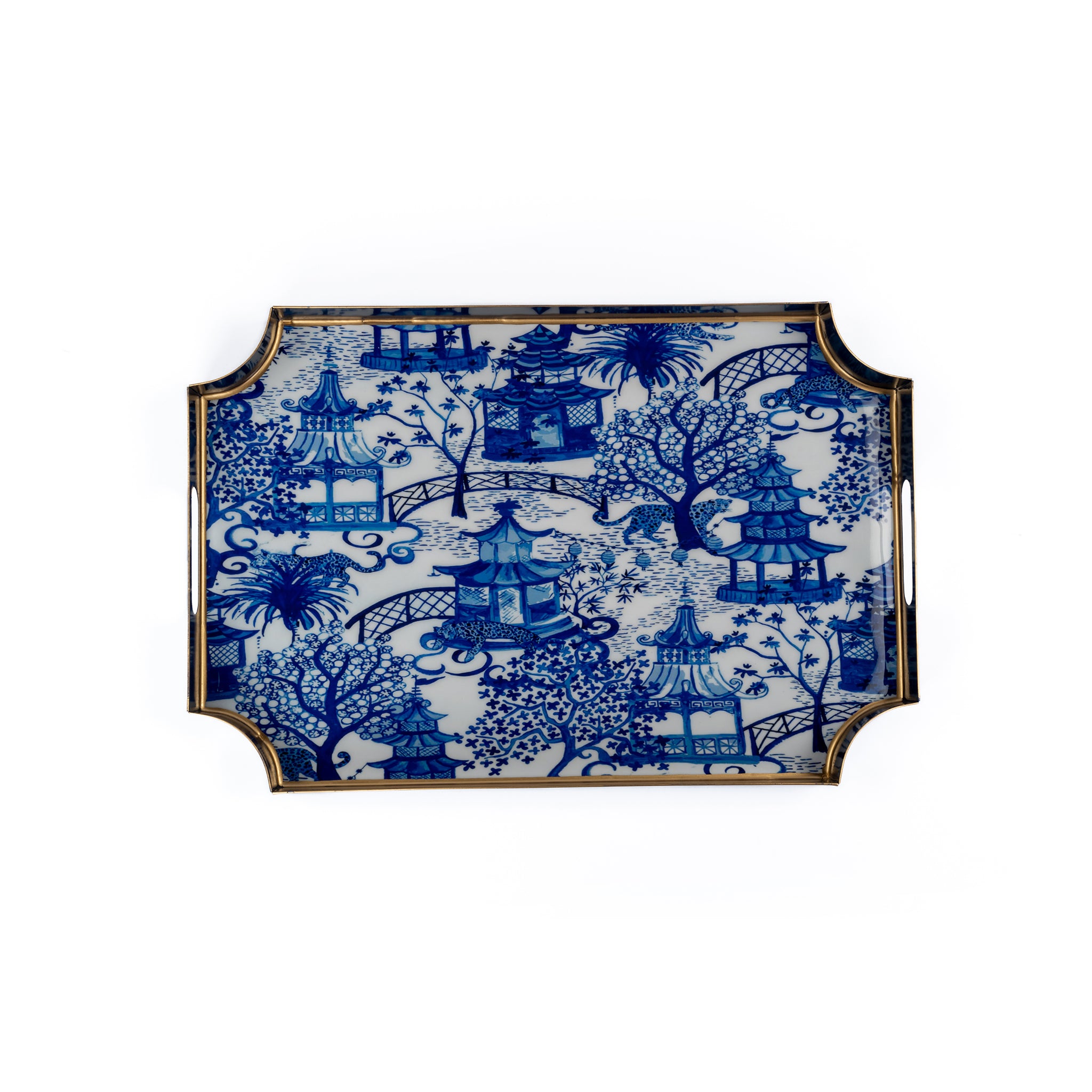 Garden Party Enameled Jaye Tray - Seconds FINAL SALE