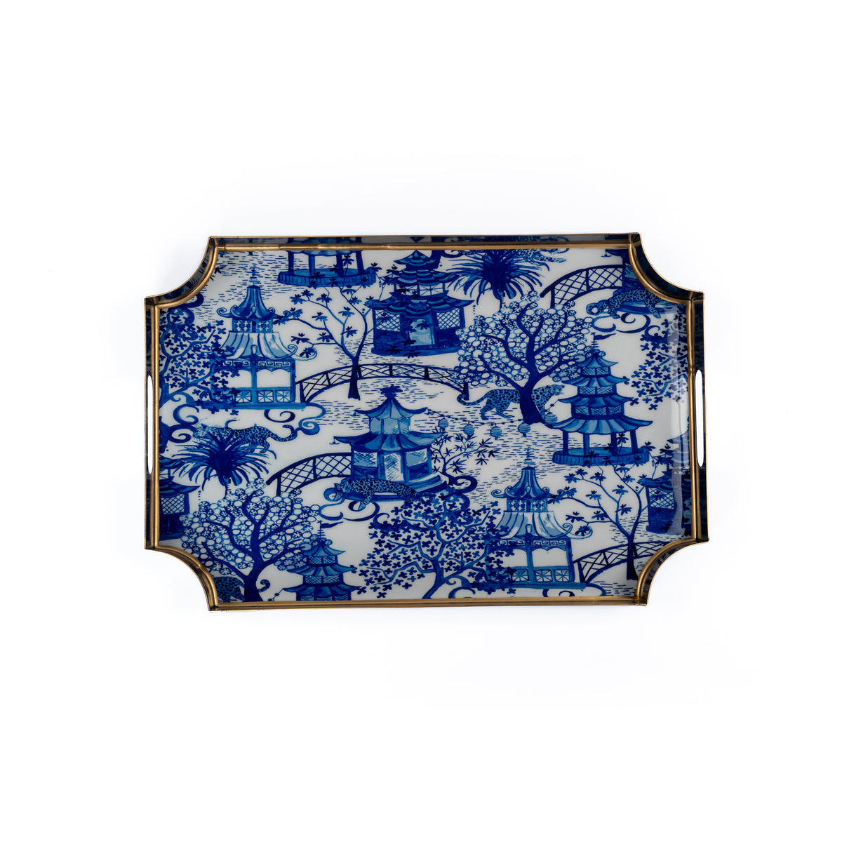 Garden Party Enameled Jaye Tray - Seconds FINAL SALE