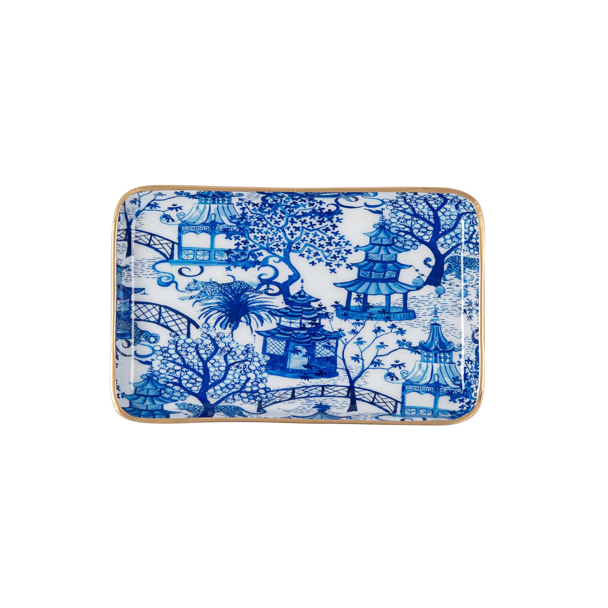 Garden Party Enameled Parlor Tray - Avail 09/21