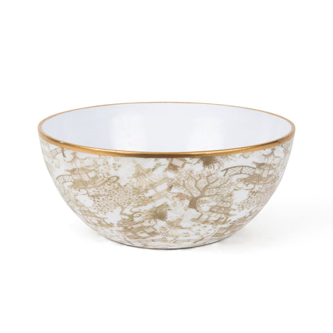 Garden Party Enameled Bowl - Small