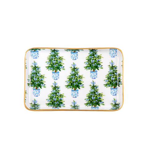 Blue Bow Christmas Rowan Tray Set - Avail 12/23