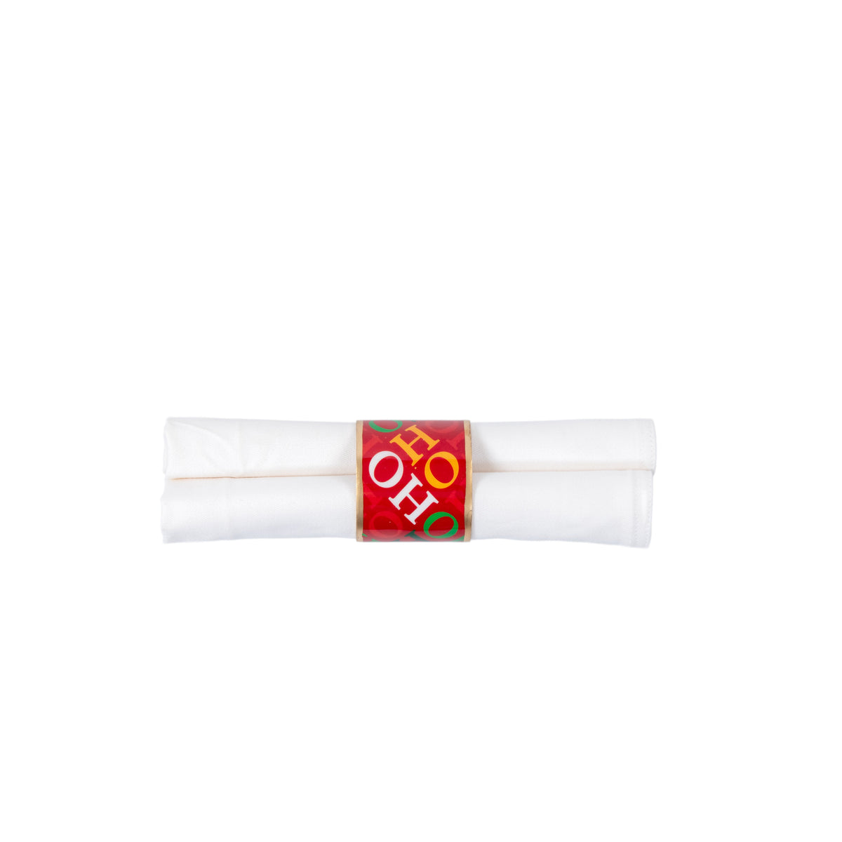 Ho Ho Enameled Napkin Ring (4pk)