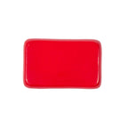 Ho Ho Enameled Parlor Tray - Red