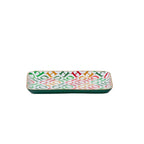 Ho Ho Enameled Parlor Tray - White