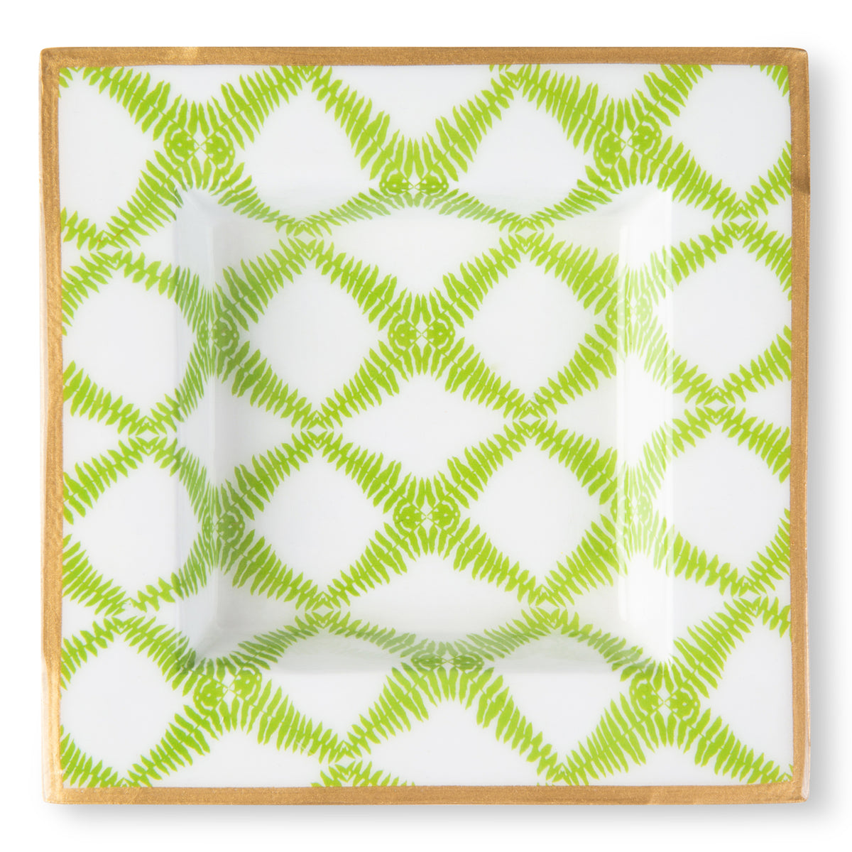 AS-IS - Fern Trellis Enameled Smidge Tray - Seconds FINAL SALE