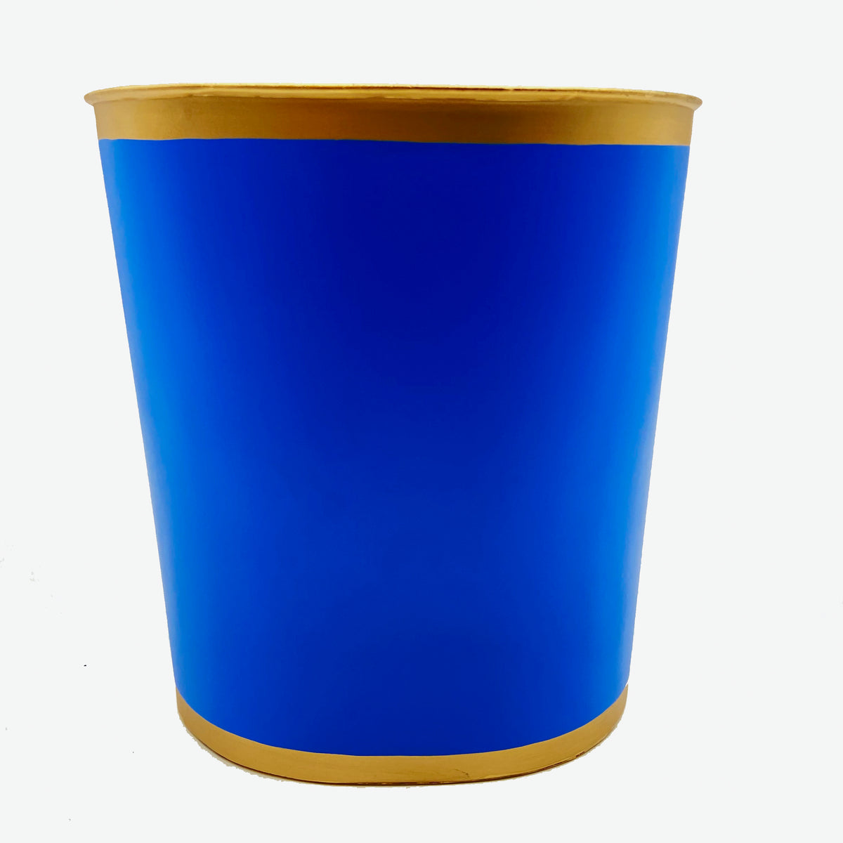 AS-IS - Color Block Oval Wastebasket - Seconds FINAL SALE
