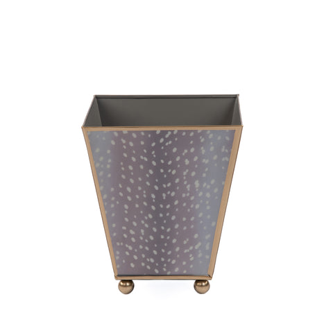 Antelope Enameled Square Cachepot Planter