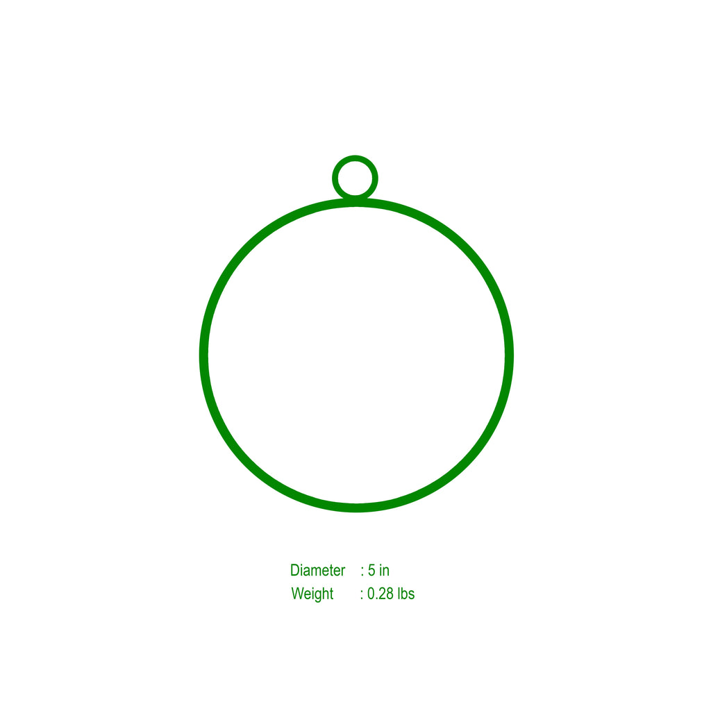 Ho Ho Ornament (single) - White