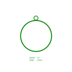 Ho Ho Ornament (single) - White
