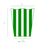 Brush Stripe Rectangular Classic Wastebasket - Avail 09/21