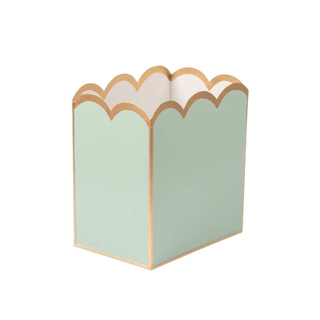 Mattie Scarlett Wastebasket Oyster Bay & Cloud - Avail 11/21
