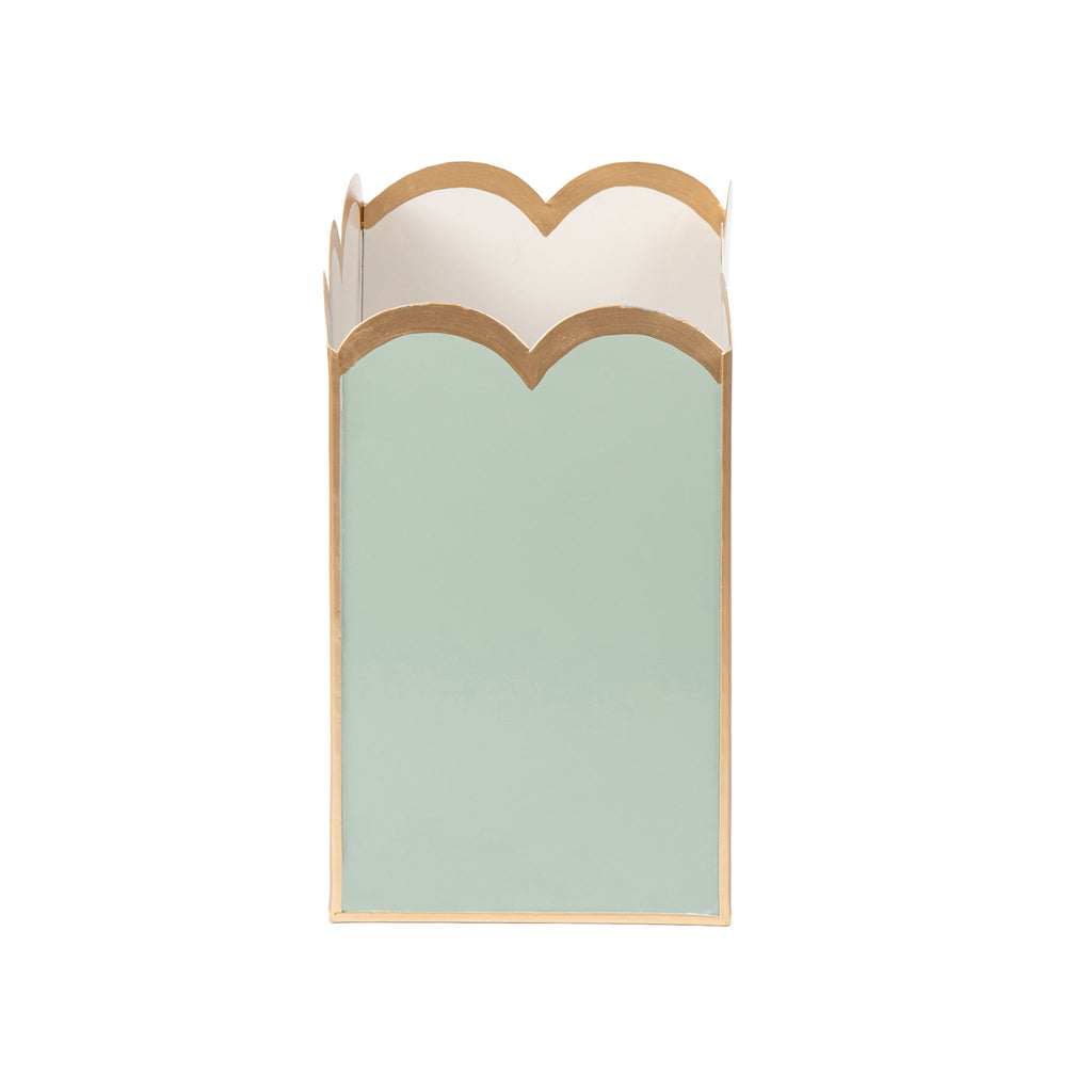 Mattie Scarlett Wastebasket Oyster Bay & Cloud - Avail 11/21