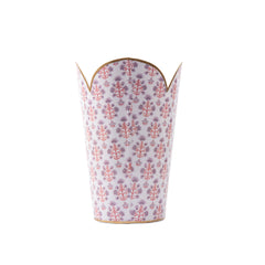 Penny Enameled Tulip Wastebasket - Avail 08/24