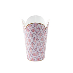 Penny Enameled Tulip Wastebasket - Avail 08/24
