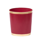 Mattie Oval Wastebasket - Oxblood Red - Avail 11/21