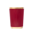 Mattie Oval Wastebasket - Oxblood Red - Avail 11/21