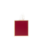 Mattie Square Tissue Box Cover - Oxblood Red - Avail 11/21