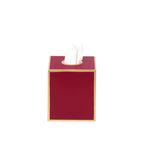 Mattie Square Tissue Box Cover - Oxblood Red - Avail 11/21