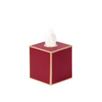Mattie Square Tissue Box Cover - Oxblood Red - Avail 11/21
