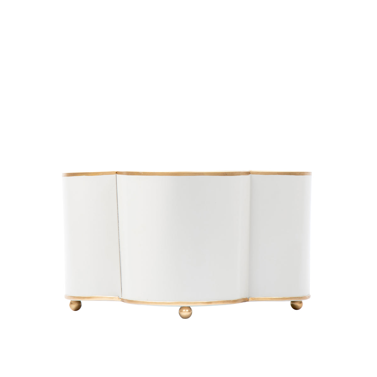 Mattie Quatrefoil Cachepot Planter - Avail 10/10