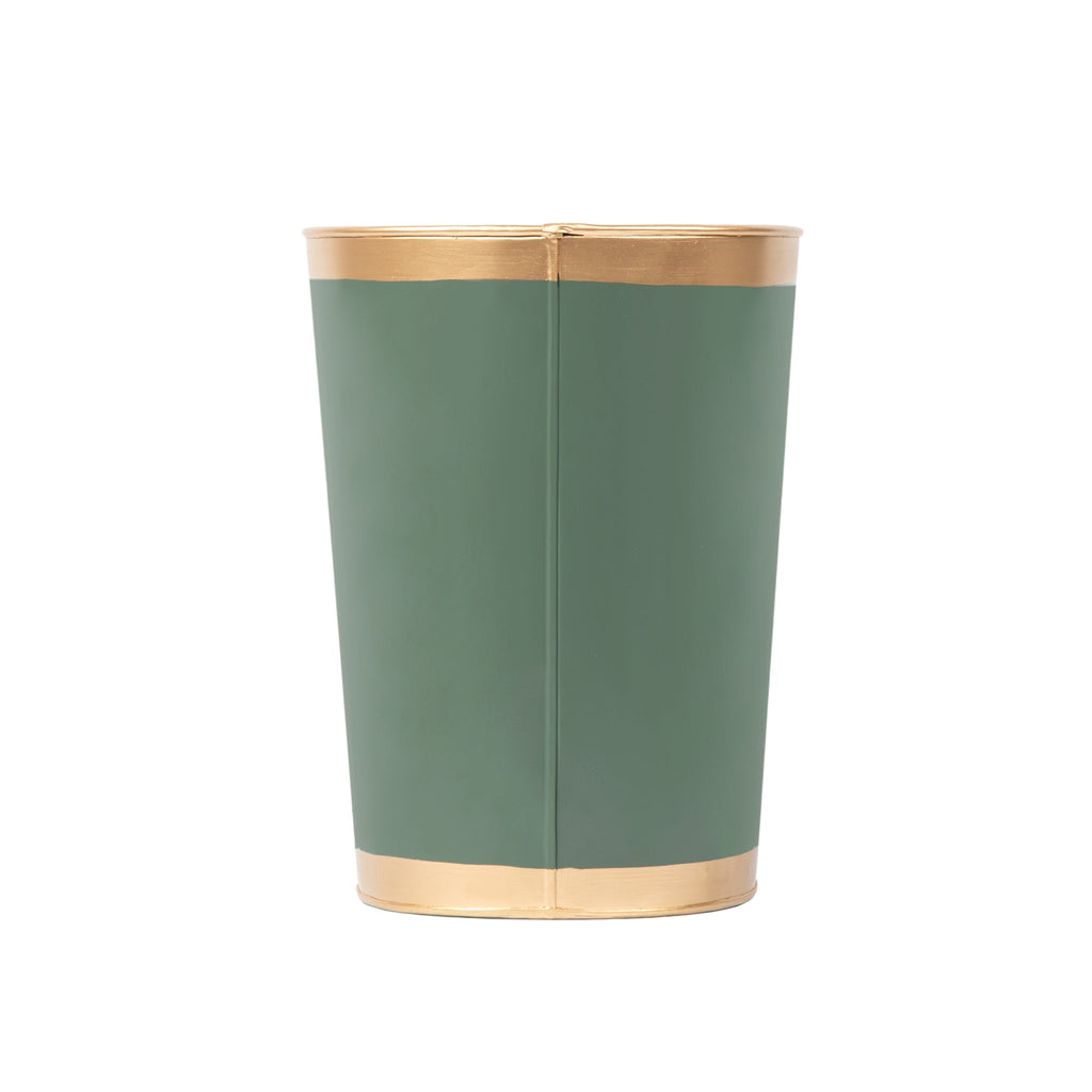 Mattie Oval Wastebasket - Rockwood Sash Green - Avail 11/21