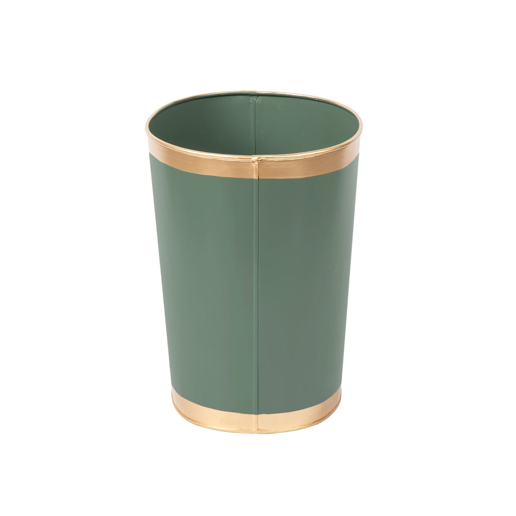 Mattie Oval Wastebasket - Rockwood Sash Green - Avail 11/21