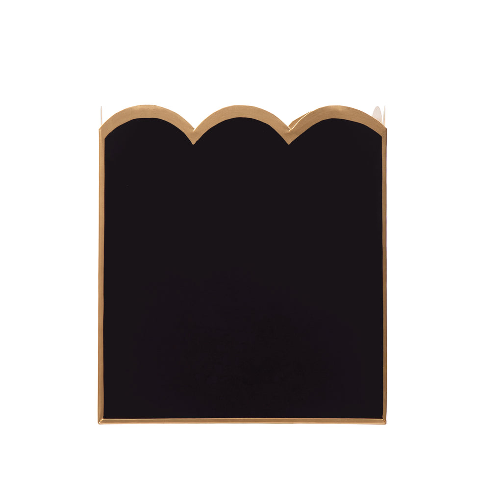 Gracie Scarlett Wastebasket Black & Natural - Avail 10/10