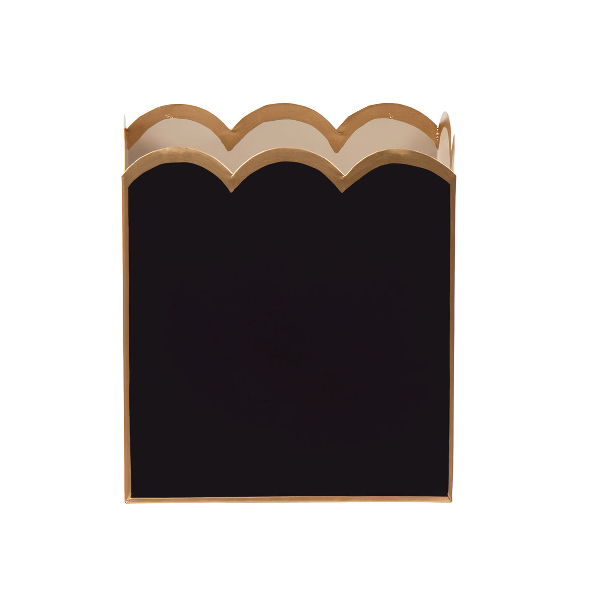 Gracie Scarlett Wastebasket Black & Natural - Avail 10/10