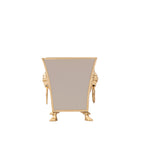 Regency Fluted Rectangle Paws & Claws Cachepot - Avail 10/10