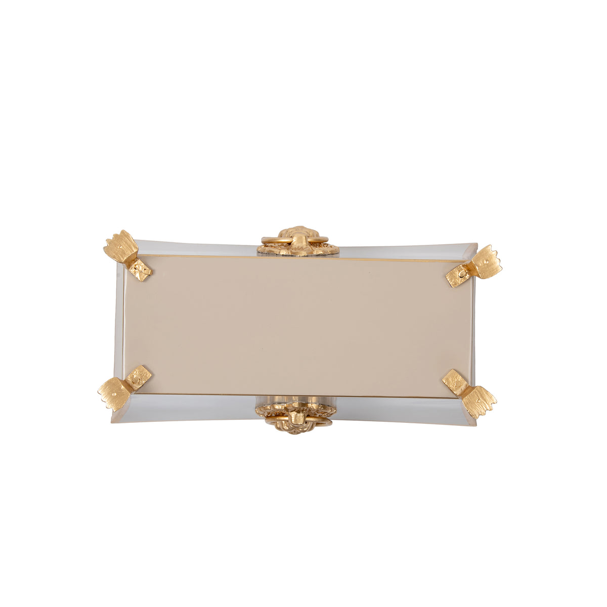 Regency Fluted Rectangle Paws & Claws Cachepot - Avail 10/10