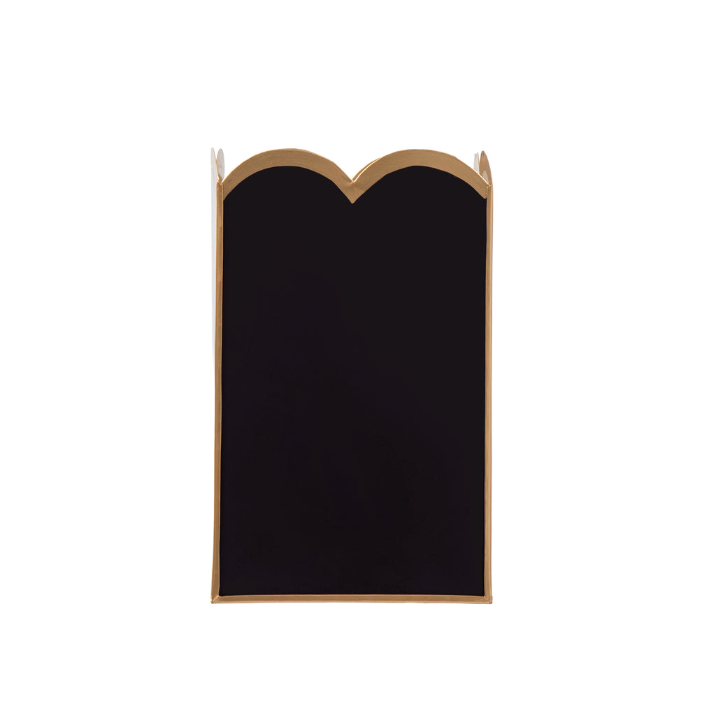 Gracie Scarlett Wastebasket Black & Natural - Avail 10/10