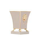 Paws & Claws Fluted Square Cachepot Planter - Avail 09/18