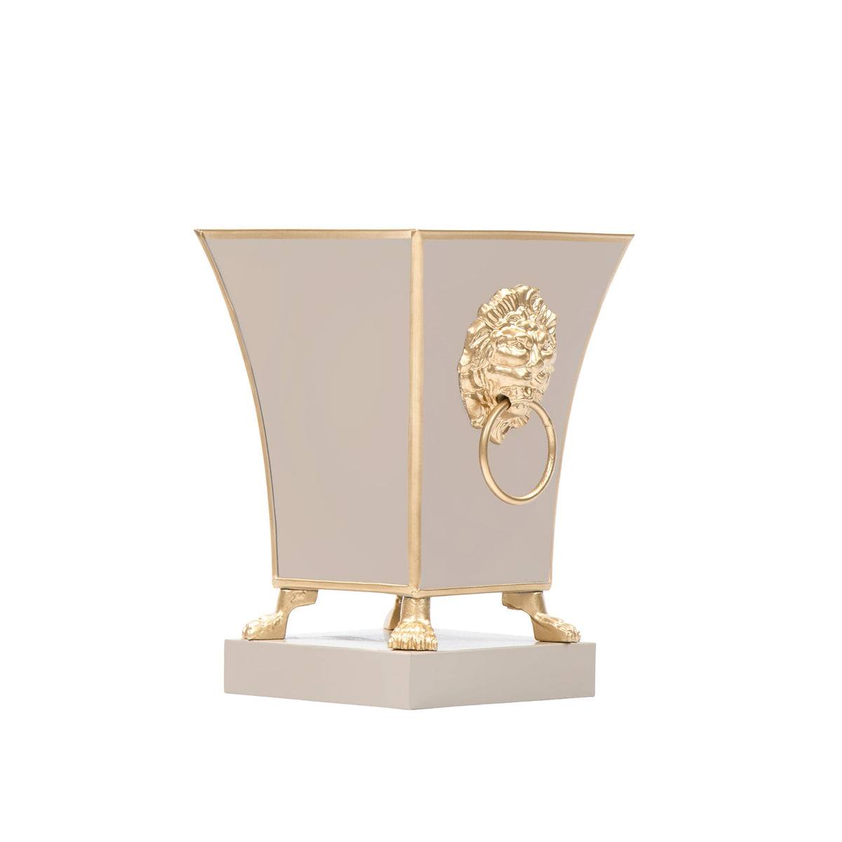 Paws & Claws Fluted Square Cachepot Planter - Avail 09/18