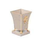 Paws & Claws Fluted Square Cachepot Planter - Avail 09/18