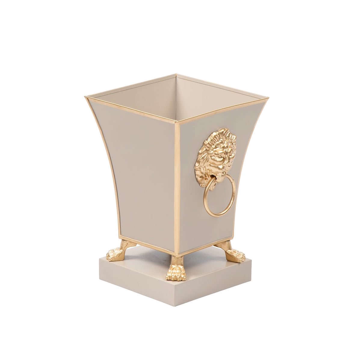 Paws & Claws Fluted Square Cachepot Planter - Avail 09/18