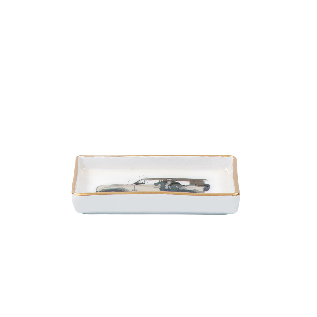 Landrover Enameled Cotswold Catch All Tray