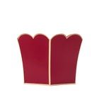 Mattie Scarlett Square Cachepot Planter Oxblood Red - Avail 11/21